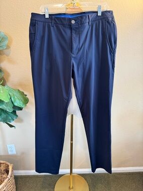 Twillory Pants Mens 34x34 Blue Performance Five Pocket Tailored Fit Lightweight